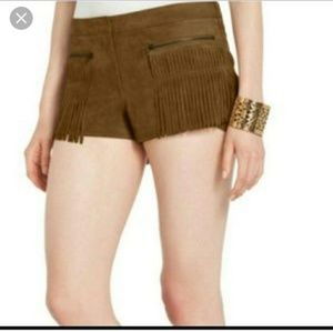 BCBG Max Azria "Suede" Cowgirl Shorts